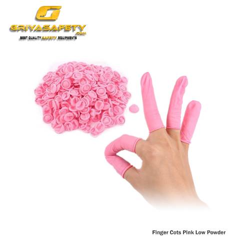 Harga Finger Cots Pink Low Powder
