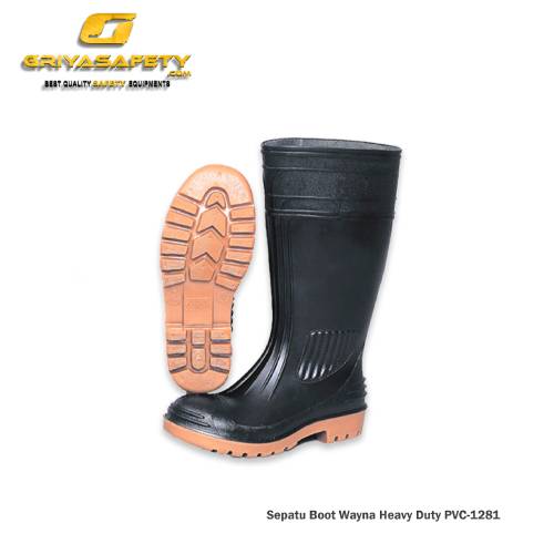 Dimana Jual Sepatu Boot Wayna Heavy Duty PVC-1281
