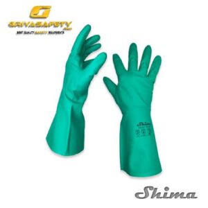 Sarung Tangan Nitril Hijau Bagus