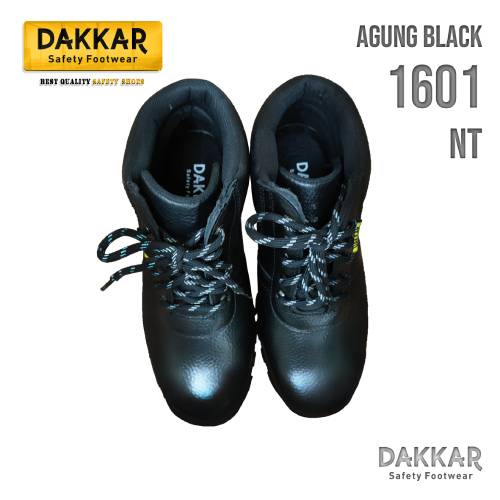 Sepatu Merk Dakkar Type Agung Black 1601 NT