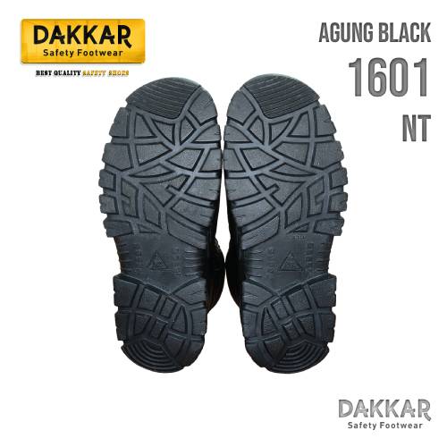 Supplier Sepatu Agung Black 1601 NT