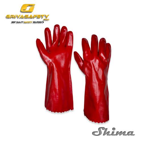 Jual Sarung Tangan PVC Merah