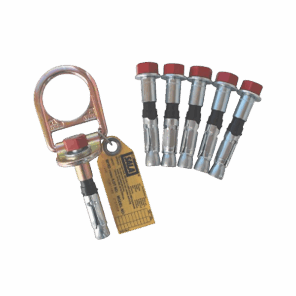 3M™ DBI-SALA® Concrete D-ring Anchor, 5 Extra Bolts 2104561, 1 pack 3M™ DBI-SALA® Concrete D-ring Anchor, 5 Extra Bolts 2104561, 1 pack