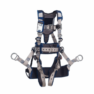 3M™ DBI-SALA® ExoFit STRATA™ Tower Climbing Harness 1112586, Grey, Blue, Medium, 1 EaCase