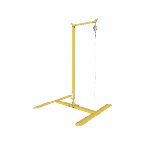 3M™ DBI-SALA® FlexiGuard™ SafRig™ with Outrigger Base and Self Retracting Lifeline 8530579, Yellow, 1 EA/Case