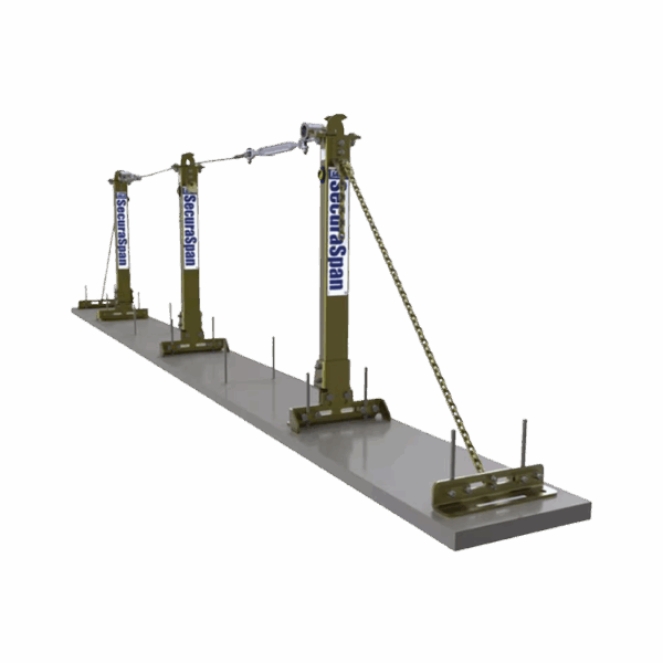 3M™ DBI-SALA® SecuraSpan™ Rebar/Shear Stud Horizontal Lifeline System 7400650, 50 ft. (15.2 m), 1 Ea/Case