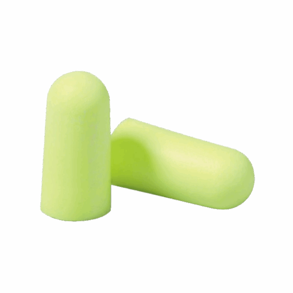 3M™ E-A-Rsoft™ Yellow Neons™ Earplugs 312-1250, Uncorded, Poly Bag, 2000 Pair/Case