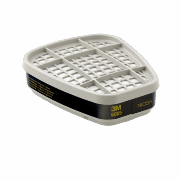3M™ FormaldehydeOrganic Vapor Cartridge 6005, 60 EACase 3M™ FormaldehydeOrganic Vapor Cartridge 6005, 60 EACase