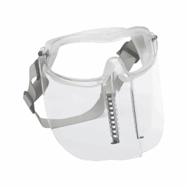 3M™ Modul-R™ Safety Goggles 40658-00000-10, Clear Anti Fog Lens, with Chin Protector 10 EACase