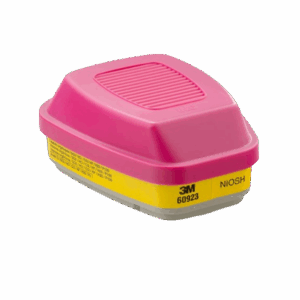3M™ Organic VaporAcid Gas CartridgeFilter 60923, P100, 60 eaCase 3M™ Organic Vapor/Acid Gas Cartridge/Filter 60923, P100, 60 ea/Case