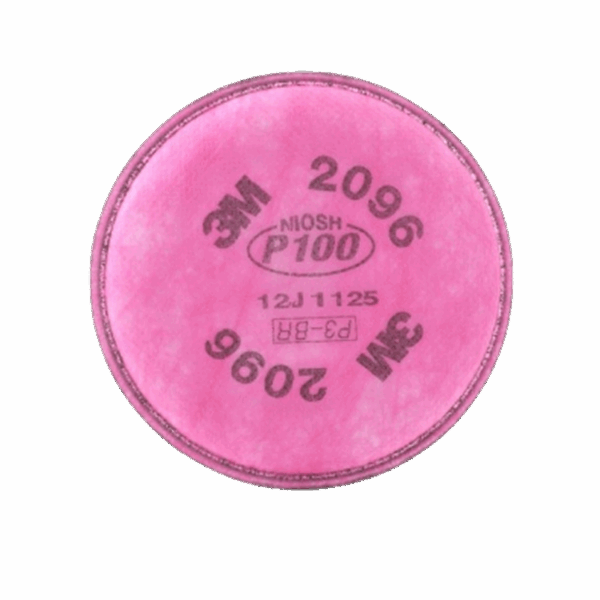 3M™ Particulate Filter 2096, P100, with Nuisance Level Acid Gas Relief 100 EACase