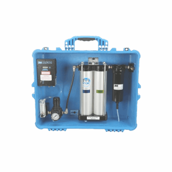 3M™ Portable Compressed Air Filter and Reg Panel 256-02-00, 50 cfm, 4 outlets, wCarbon Monoxide Filtration and Monitor 1 EACase