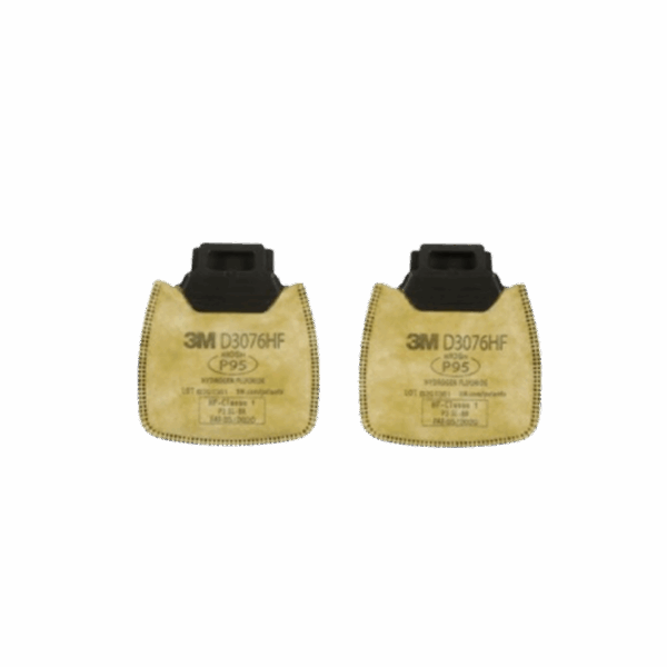 3M™ Secure Click™ Particulate Cartridge P95Hydrogen Fluoride w Nuisance Acid Gas Relief D3076HF, 100 eaCase 3M™ Secure Click™ Particulate Cartridge P95Hydrogen Fluoride w Nuisance Acid Gas Relief D3076HF, 100 eaCase