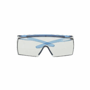 3M™ SecureFit™ 3700 Series, SF3707ASGAF-BLU, Blue Temple, Scotchgard™ Anti-Fog Coating, IndoorOutdoor Grey OTG AF-AS Lens, 10 eaCase