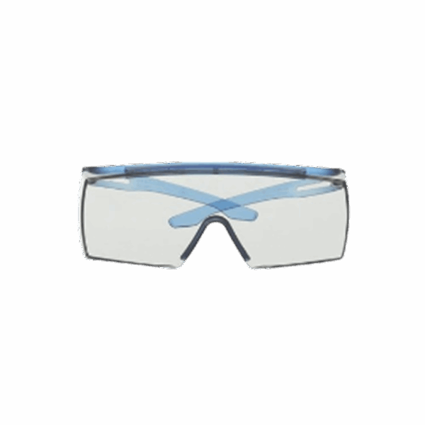 3M™ SecureFit™ 3700 Series, SF3707ASGAF-BLU, Blue Temple, Scotchgard™ Anti-Fog Coating, IndoorOutdoor Grey OTG AF-AS Lens, 10 eaCase