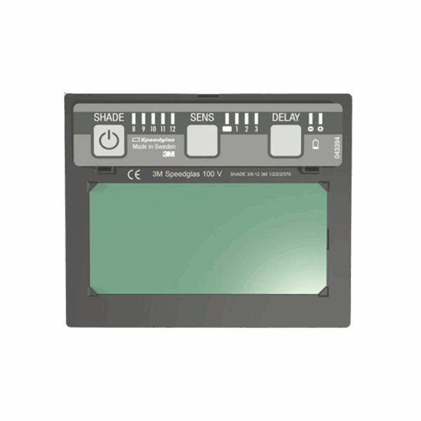 3M™ Speedglas™ Auto-Darkening Filter ADF 100V 07-0001-3137246 (AAD), Variable Shade 8-12, 1 eaCase