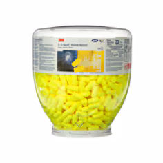 3m-e-a-rsoft-yellow-neons-one-touch-refill-earplugs-391-1004-frontside 3M™ E-A-Rsoft™ Yellow Neons™ One Touch™ Refill Earplugs 391-1004, Uncorded, Regular Size, 2000 PairCase