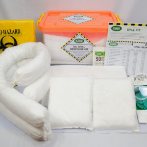 SABER OIL SPILL RESPONSE KIT - CLEAR BOX 45 LITER - SO45-SK-CB Spill Kits