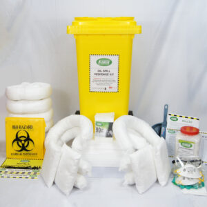 SABER OIL SPILL RESPONSE KIT - WHEELIE BIN 120 LITER - SO120-SK-WB Spill Kits