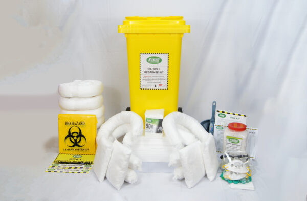 SONY DSC SABER OIL SPILL RESPONSE KIT - WHEELIE BIN 120 LITER - SO120-SK-WB Spill Kits