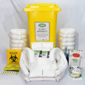 SABER OIL SPILL RESPONSE KIT - WHEELIE BIN 240 LITER - SO240-SK-WB Spill Kits