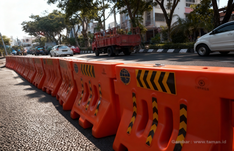 Road-Barrier-Plastik-Solusi-Pembatas-Jalan-yang-Aman-dengan-Harga-Terjangkau-Griyasafety